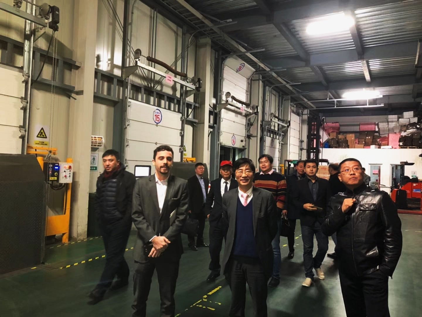 Working in cargo container warehouse industry factory site in export, import, and transportation.